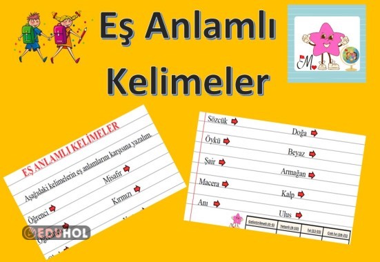 EŞ ANLAMLI KELİMELER DEĞERLENDİRMESİ