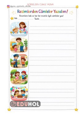 1.SINIF GÖRSELDEN CÜMLE YAZAR
