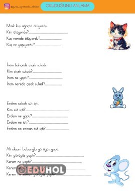 1.SINIF OKUMA ANLAMA