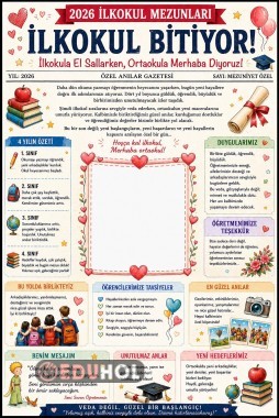 İlkokula Veda Gazetesi