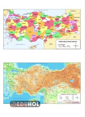 Siyasi ve Fiziki Harita