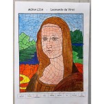 Mona Lisa sayılarla boyama