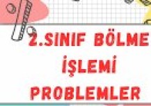 Bölme İşlemi Problemleri