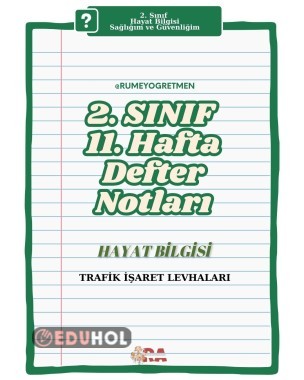 11. HAFTA HAYAT BİLGİSİ DEFTER NOTLARI