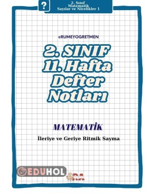 11. HAFTA MATEMATİK DEFTER NOTLARI
