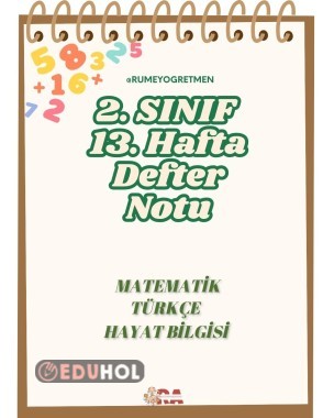 13.HAFTA DEFTER NOTLARI