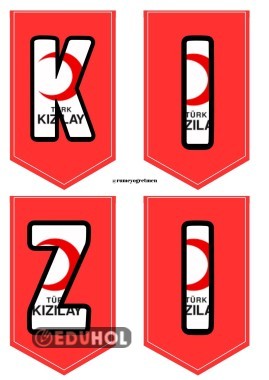 KIZILAY HAFTASI PANO YAZISI