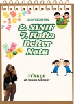 7. HAFTA TÜRKÇE DEFTER NOTU