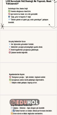 LGS SÜRECİ VELİLER NASIL DESTEKLENEBİLİR 🌈☁️