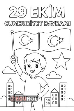 29 EKİM BOYAMA SAYFASI