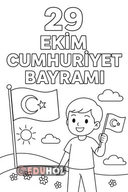29 EKİM CUMHURİYET BAYRAMI BOYAMA SAYFASI-3