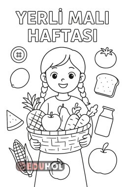 YERLİ MALI HAFTASI BOYAMA SAYFASI