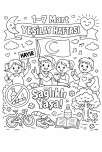 YEŞİLAY HAFTASI BOYAMA GÖRSELİ