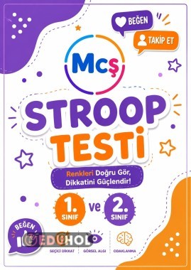 1 ve 2.Sınıflar Stroop Testi