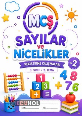 3.sınıf 2.Tema sayılar ve Nicelikler -2 pekiştirme Çalışmaları