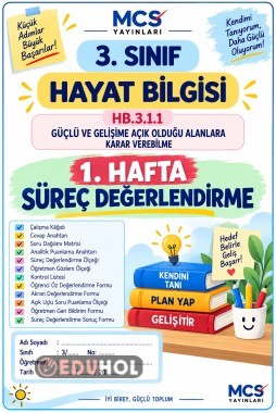 HB.3.Sınıf 1.hafta süreç değerlendirme