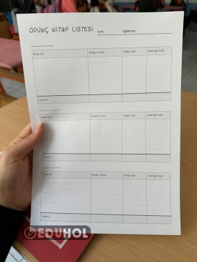 Ödünç Kitap Listesi