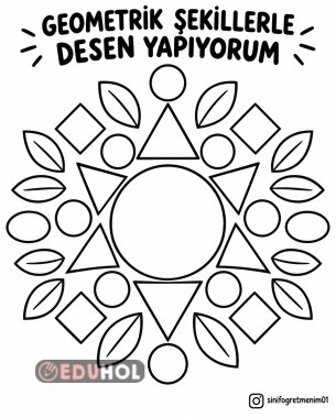 GEOMETRİK ŞEKİLLERLE DESEN OLUŞTURMA