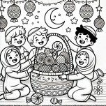 Ramazan Bayramı Boyama Etkinliği