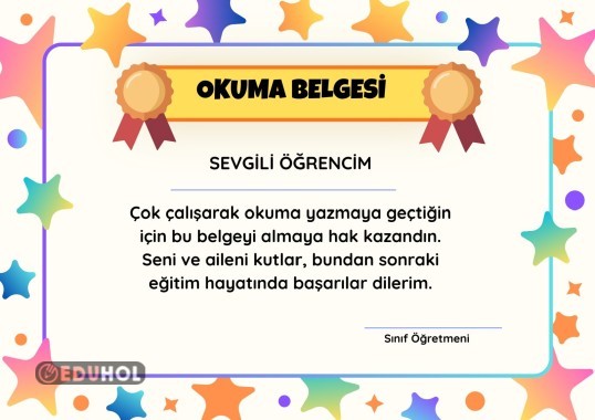 Okuma Belgesi İkili