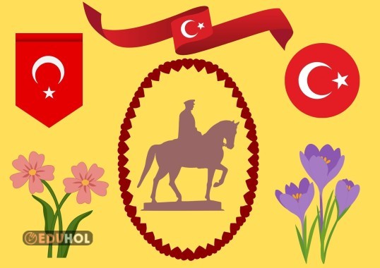 23 Nisan Çift Taraflı Cam Süsleri