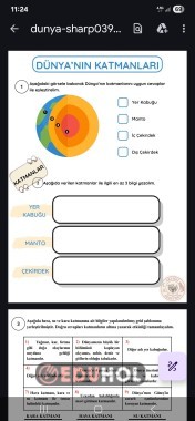 Dünyanın katmanları etkinlik