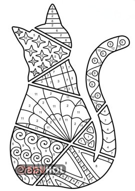 SAYILARLA BOYAMA KEDİ