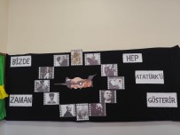 10 KASIM BİZDE ZAMAN HEP ATATÜRKÜ GÖSTERİR PANO
