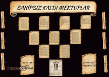 18 MART PANO/SAHİPSİZ KALDI MEKTUPLAR
