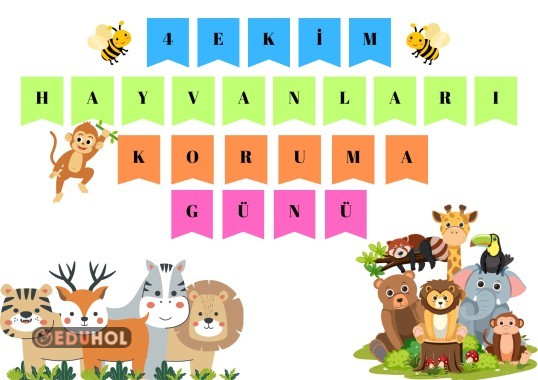 HAYVANLARI KORUMA GÜNÜ PANO