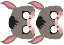 E Sesi Eşek Maskesi