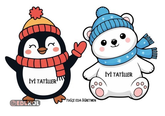 Hediye yapıştırmak için kalıplar