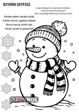 Kardan Adam Boyama Sayfası