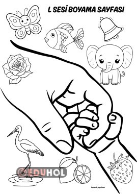 L Sesi Boyama Sayfası