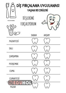 Yaşam Becerileri Diş Fırçalama Uygulaması