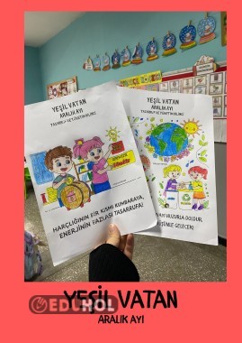 Yeşil Vatan Aralık ayı boyama çalışmaları