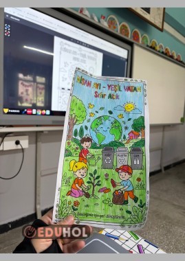 Yeşil Vatan-Nisan Ayı-Sıfır Atık Boyama