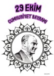 Cumhuriyet Bayramı Mandala Boyama
