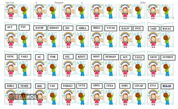 ZIT ANLAMLI KELİMELER