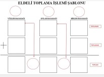 ELDELİ TOPLAMA İŞLEMİ ŞABLONU