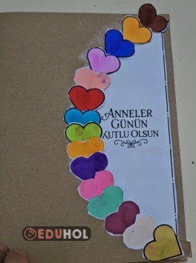 Anneler Günü kutlama kartı şablonu