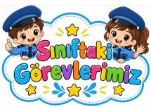 sınıftaki görevlerimiz kartları
