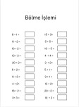 Bölme işlemi