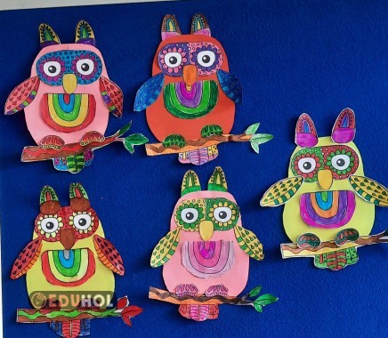 Baykuş kesme yapıştırma