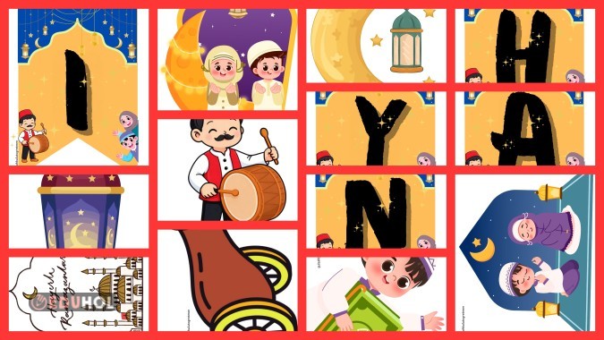 HAYIRLI RAMAZANLAR  YAZISI VE GÖRSELLERİ