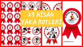 23 Nisan Yaka Rozetleri