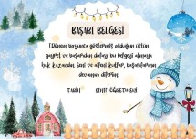 I. Dönem Başarı Belgesi
