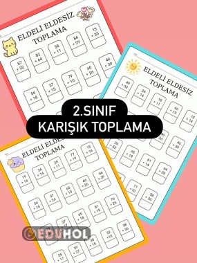 Eldeli-Eldesiz Toplama İşlemi (Karışık)