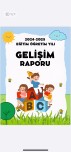 1.Sınıf Gelişim Raporu Kapak