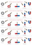 Mıknatısların Cisimlere Uyguladığı Kuvvet deftere yapıştırma etkinliği